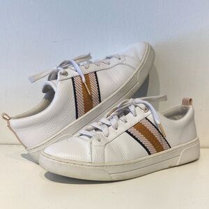 Ted Baker White Leather Sneakers